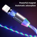 iGlow Glødende LED Magnetisk 3-i-1 USB Opladerkabel