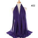 Chiffon Hijab Pandebånd