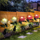 Krysantemum LED Solcellelampe