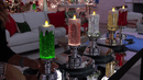 Farveskiftende LED Vandlys med Glitter