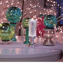 Farveskiftende LED Vandlys med Glitter