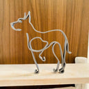 Minimalistisk Hundekunst Skulptur