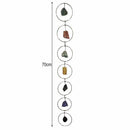 7 Chakra Ædelsten Vægdekoration