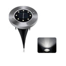 8 udendørs LED-solcellelamper