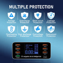 8-ports USB-ladestation