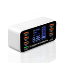 8-ports USB-ladestation
