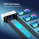 8-ports USB-ladestation