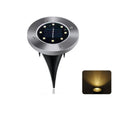 8 udendørs LED-solcellelamper