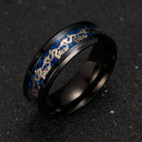 Titanium Stål Drage Ringe