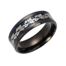 Titanium Stål Drage Ringe