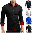 Mænd Slim Fit Lange Ærmer