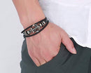 Anker læderarmbånd