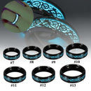 Lysende Keltisk Drage Ring