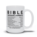 Bibel Nødsituation Nummere Krus