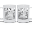 Bibel Nødsituation Nummere Krus
