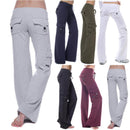 Bootcut cargobukser til kvinder