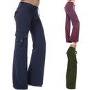 Bootcut cargobukser til kvinder
