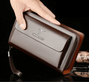 Ægte læder herre clutch