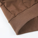 Ekstra Slank Krøllet Lynlås Hoodie