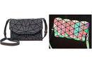 Geometrisk Lysende Crossbody Taske