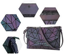 Geometrisk Lysende Crossbody Taske