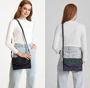Geometrisk Lysende Crossbody Taske