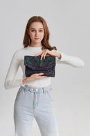 Geometrisk Lysende Crossbody Taske
