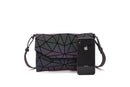 Geometrisk Lysende Crossbody Taske