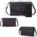 Geometrisk Lysende Crossbody Taske