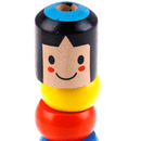 Uudødelig Daruma Trælegetøj