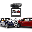 Bredvinkel roterende dashcam