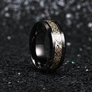 Titanium Stål Drage Ringe