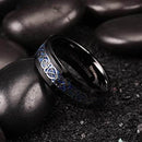 Titanium Stål Drage Ringe