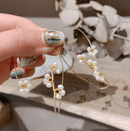 Blomster Art Klip Øreringe