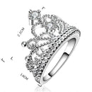 Krystal Krone Ringe