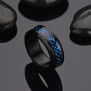 Lysende Keltisk Drage Ring