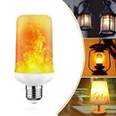 LED-pære med flammeeffekt