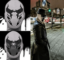 Bevægelig Blækklat Rorschach Maske