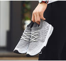 Fly-knitted åndbare sneakers til mænd