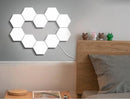 Hexagonale modulære berøringslys