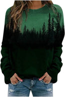 Sweatshirts med Bjergprint