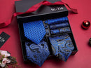 Hi-Tie | Sæt med slips i silke og paisley