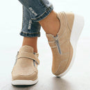 Dames lynlås platform sneakers