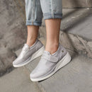 Dames lynlås platform sneakers