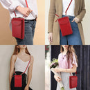 Dame Crossbody Clutch Telefonpung