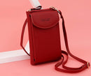 Dame Crossbody Clutch Telefonpung