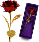 24K Folie Forgyldt Guld Rose