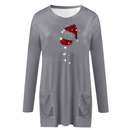 Vin & nissehue sweatshirt til damer