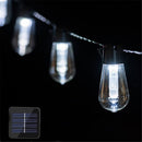 LED udendørs lyskæde med solceller
