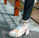 Tie dye ankelstøvler